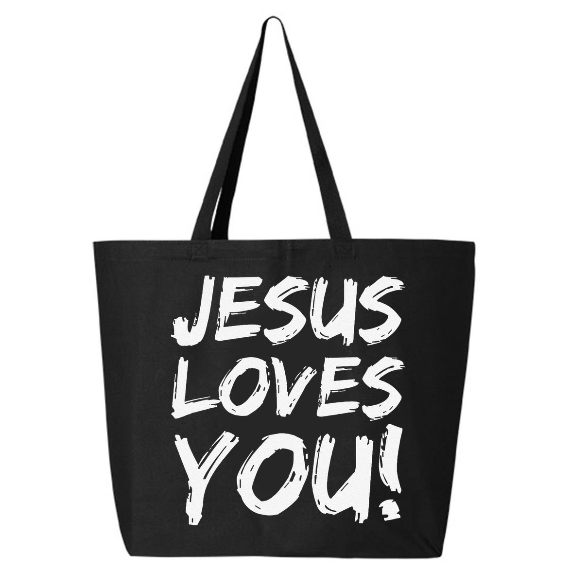 Christian Evangelism Gift For Jesus Loves You! 25L Jumbo Tote
