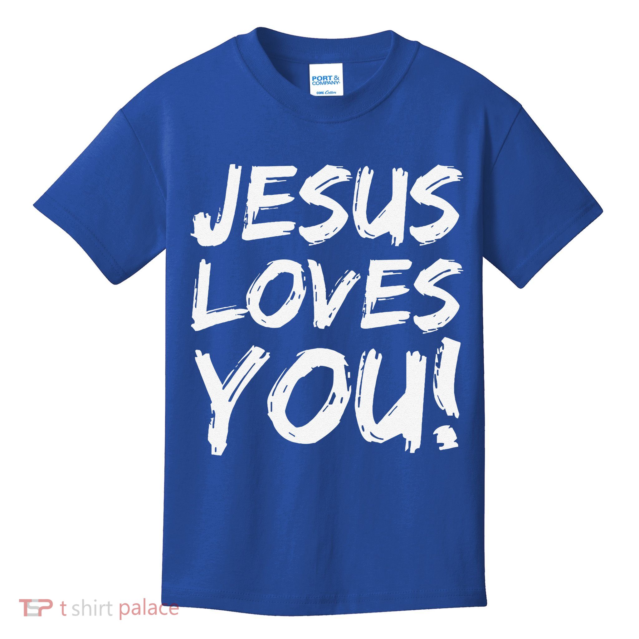 Christian Evangelism Gift For Jesus Loves You! Kids T-Shirt