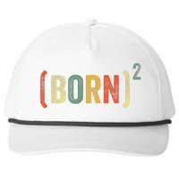 Christian Easter God Baptism Born Squared (Born)2 Snapback Five-Panel Rope Hat