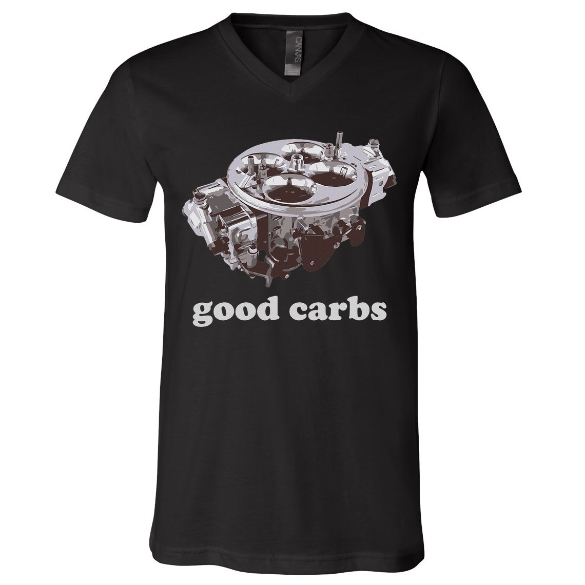 Car Enthusias Good Carbs 4 Barrel Carburetor V-Neck T-Shirt