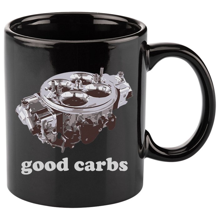 Car Enthusias Good Carbs 4 Barrel Carburetor 11oz C Handle Ceramic Mug