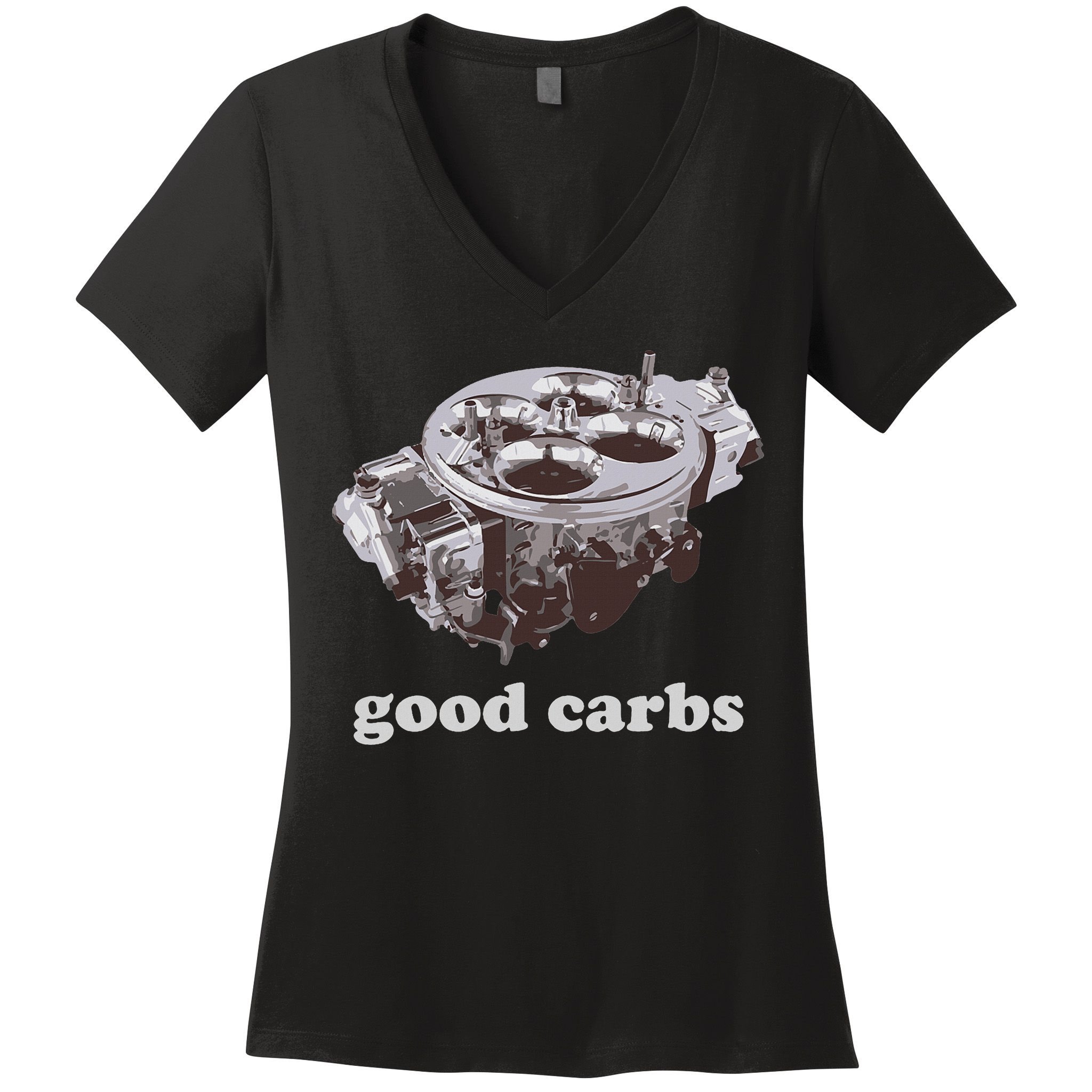 Car Enthusias Good Carbs 4 Barrel Carburetor Women's V-Neck T-Shirt