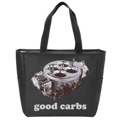 Car Enthusias Good Carbs 4 Barrel Carburetor Zip Tote Bag