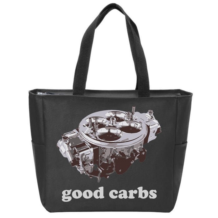 Car Enthusias Good Carbs 4 Barrel Carburetor Zip Tote Bag