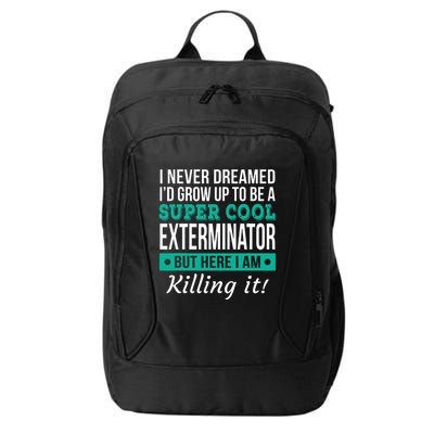 Cool Exterminator Gift City Backpack