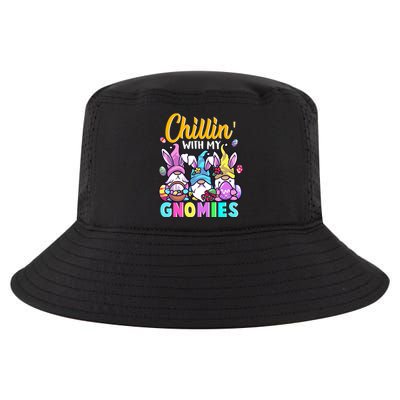 Cute Easter Gnomes Easter Bunnies Chillin With My Gnomies Gift Cool Comfort Performance Bucket Hat