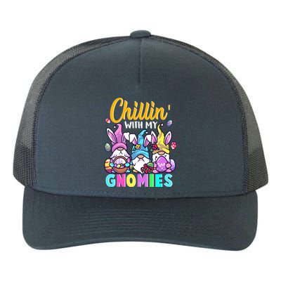 Cute Easter Gnomes Easter Bunnies Chillin With My Gnomies Gift Yupoong Adult 5-Panel Trucker Hat