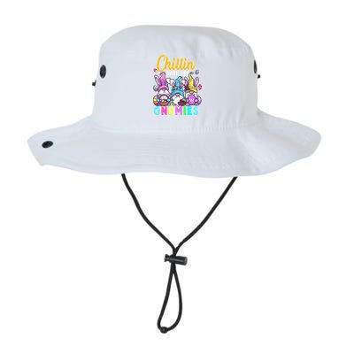 Cute Easter Gnomes Easter Bunnies Chillin With My Gnomies Gift Legacy Cool Fit Booney Bucket Hat