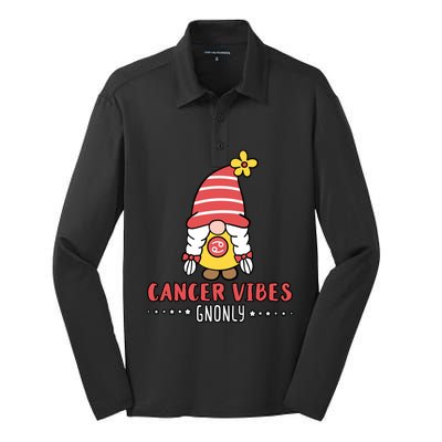 Cancer Energy Gnonly Astrology Gnome Zodiac Birth Sign Quote Gift Silk Touch Performance Long Sleeve Polo