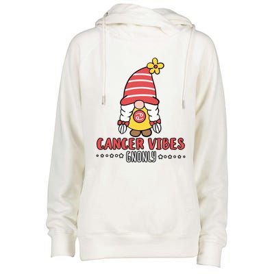 Cancer Energy Gnonly Astrology Gnome Zodiac Birth Sign Quote Gift Womens Funnel Neck Pullover Hood