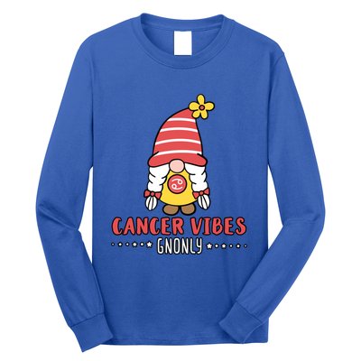 Cancer Energy Gnonly Astrology Gnome Zodiac Birth Sign Quote Gift Long Sleeve Shirt