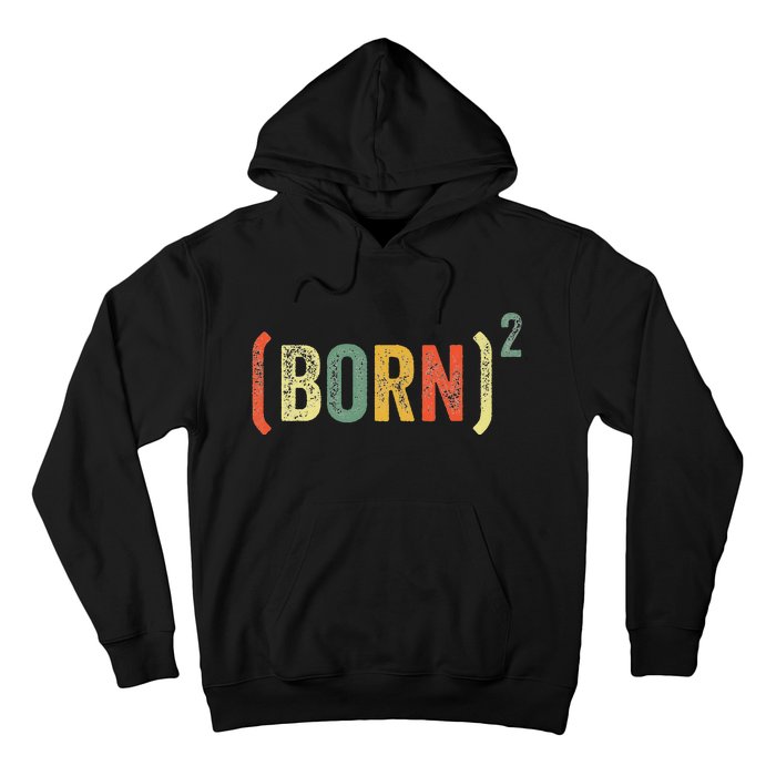 Christian Easter God Baptism Born Squared (Born)2 Hoodie