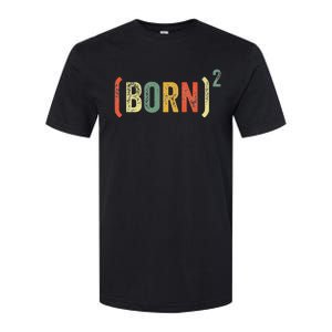 Christian Easter God Baptism Born Squared (Born)2 Softstyle CVC T-Shirt