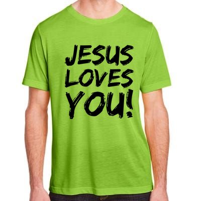 Christian Evangelism Gift Jesus Loves You! Gift Adult ChromaSoft Performance T-Shirt