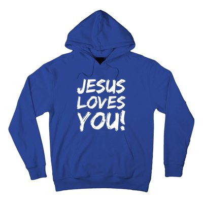 Christian Evangelism Gift Jesus Loves You! Gift Hoodie