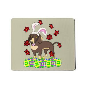 Cute Easter Gift Idea For Dachshund Doxie Weiner Dog Lovers Mousepad