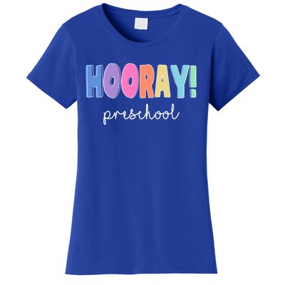 Cute Early Hood Educator Hooray Preschool Teacher Gift Women's T-Shirt