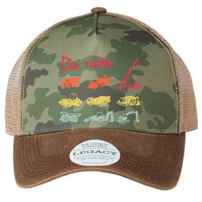 Construction Equipment Heavy Equipment Operator Legacy Tie Dye Trucker Hat