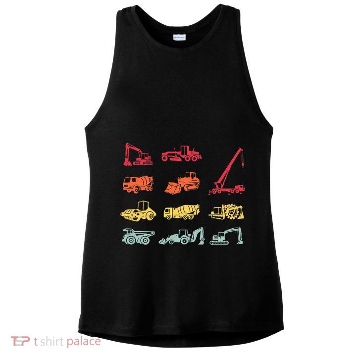 Construction Equipment Heavy Equipment Operator Ladies PosiCharge Tri-Blend Wicking Tank