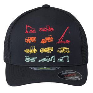 Construction Equipment Heavy Equipment Operator Flexfit Unipanel Trucker Cap