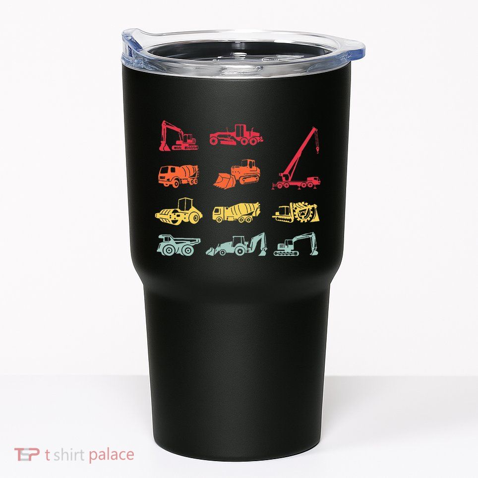 Construction Equipment Heavy Equipment Operator Tumbler