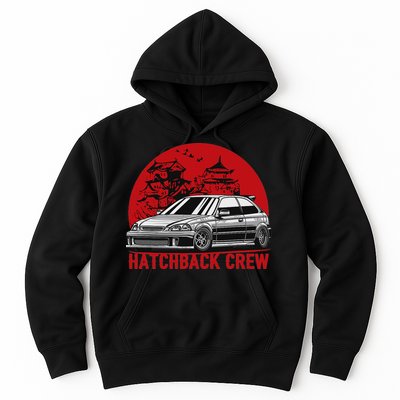 Civic Ek Hatchback Type R Japanese Car Hoodie