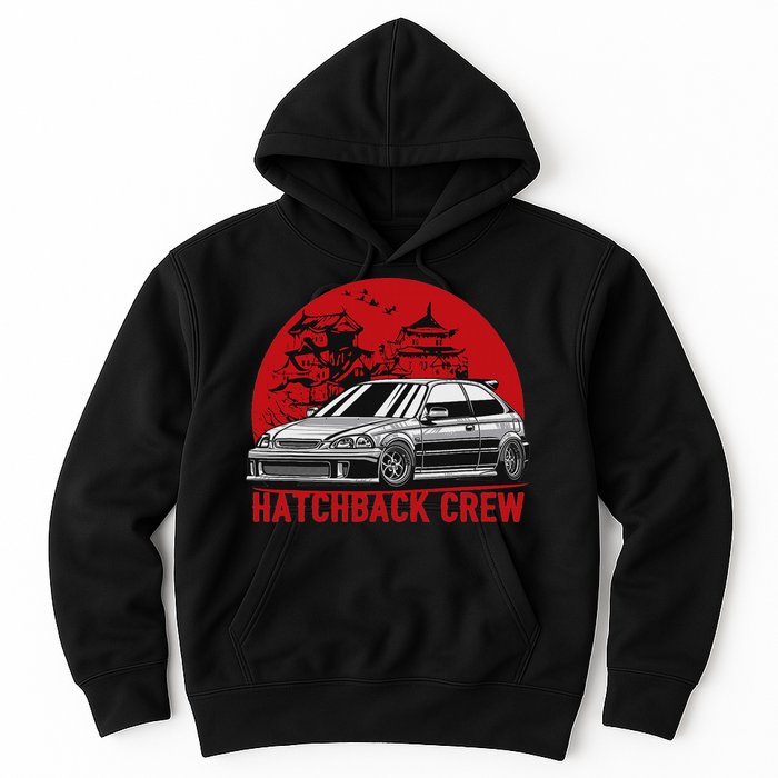 Civic Ek Hatchback Type R Japanese Car Hoodie