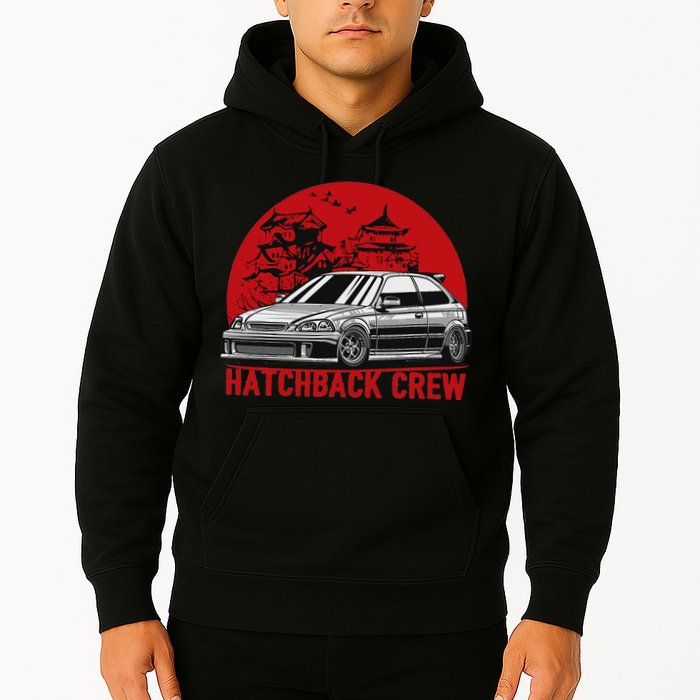 Civic Ek Hatchback Type R Japanese Car Hoodie