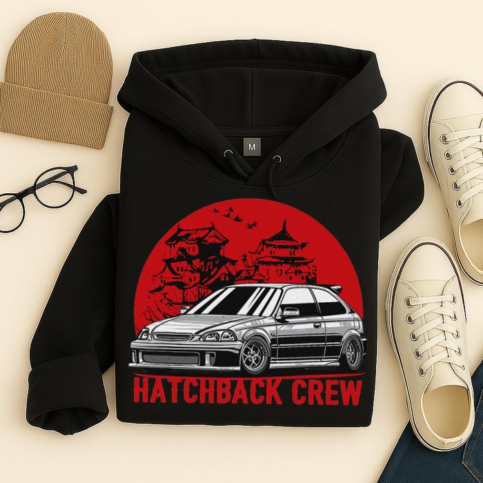 Civic Ek Hatchback Type R Japanese Car Hoodie