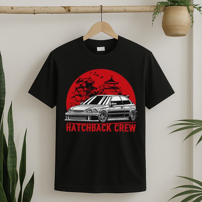 Civic Ek Hatchback Type R Japanese Car T-Shirt
