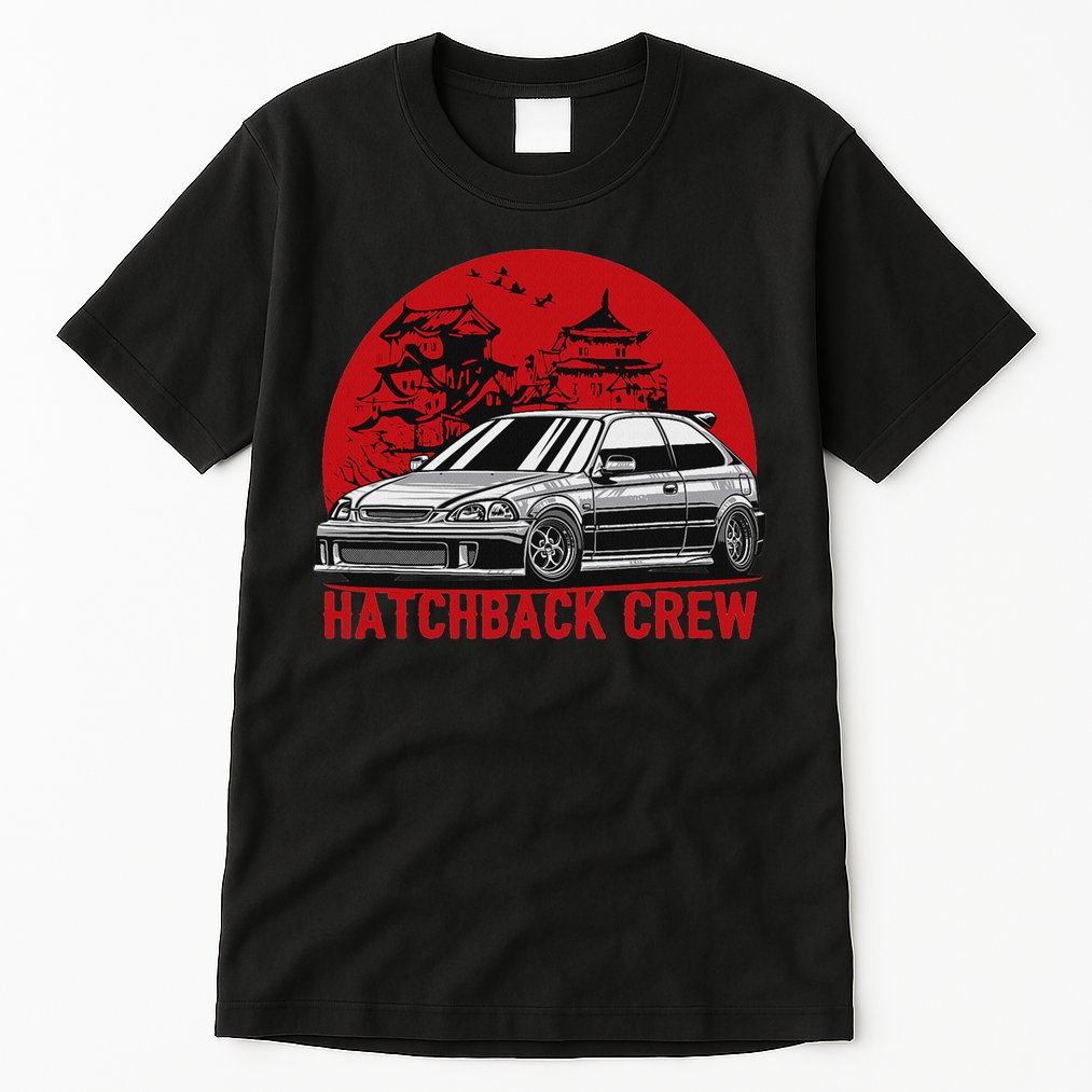 Civic Ek Hatchback Type R Japanese Car Tall T-Shirt