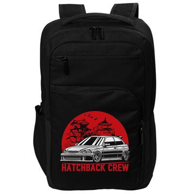 Civic Ek Hatchback Type R Japanese Car Impact Tech Backpack