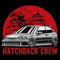 Civic Ek Hatchback Type R Japanese Car Backpack
