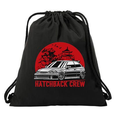 Civic Ek Hatchback Type R Japanese Car Drawstring Bag