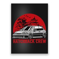 Civic Ek Hatchback Type R Japanese Car Poster