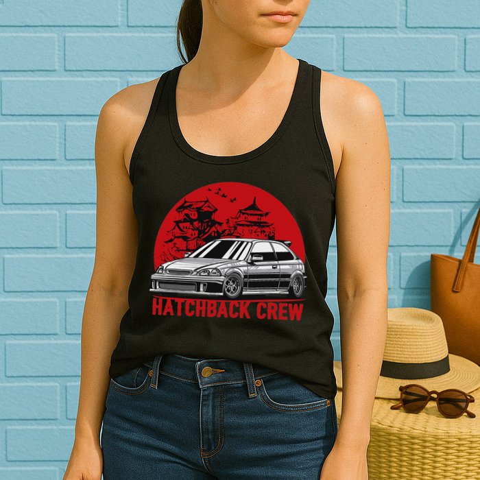 Civic Ek Hatchback Type R Japanese Car Womens Tank Top