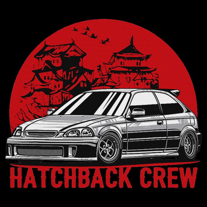 Civic Ek Hatchback Type R Japanese Car Baby Bodysuit