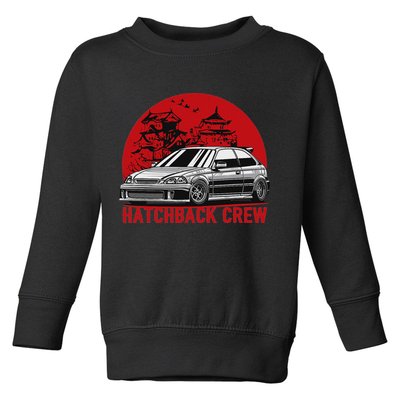 Civic Ek Hatchback Type R Japanese Car Toddler Sweatshirt