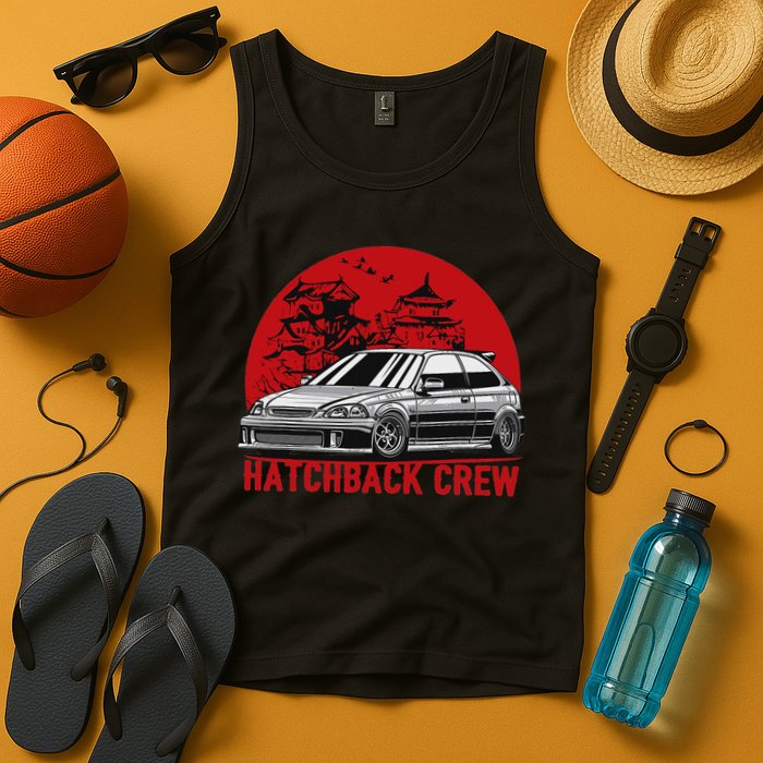 Civic Ek Hatchback Type R Japanese Car Tank Top