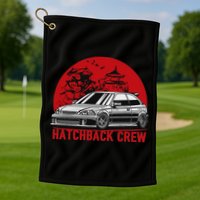 Civic Ek Hatchback Type R Japanese Car Golf Towel
