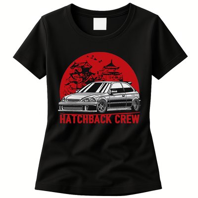 Civic Ek Hatchback Type R Japanese Car Womens T-Shirt