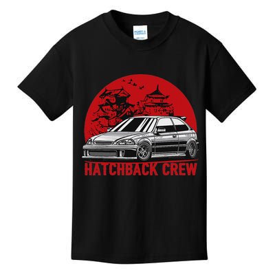 Civic Ek Hatchback Type R Japanese Car Kids T-Shirt