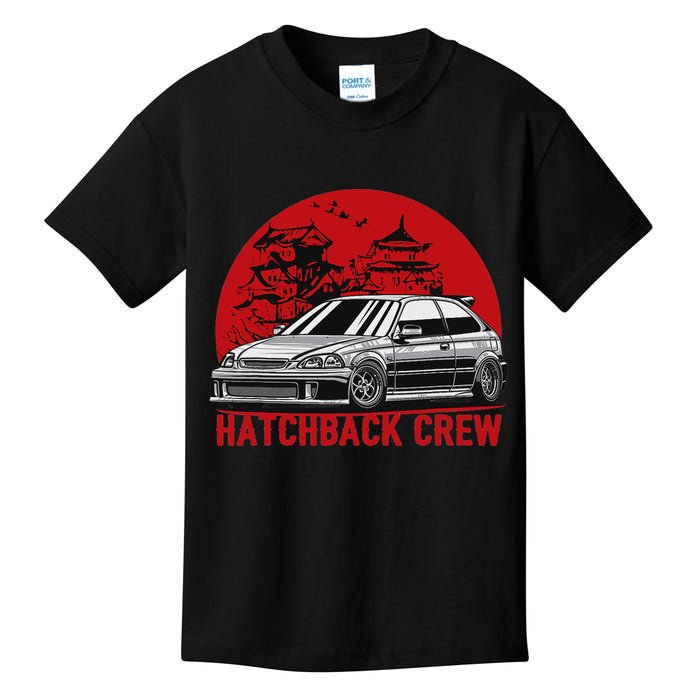 Civic Ek Hatchback Type R Japanese Car Kids T-Shirt