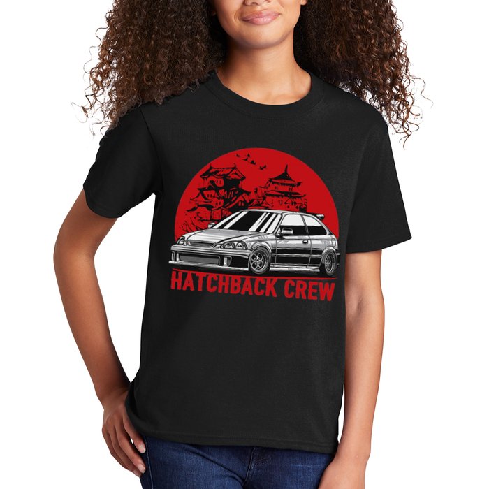 Civic Ek Hatchback Type R Japanese Car Kids T-Shirt