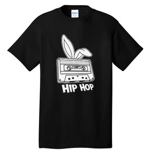 Cassette Easter Hip Hop Happy Easter Cute Ears Bunny Girl Women Tall T-Shirt