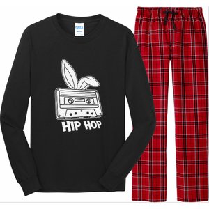 Cassette Easter Hip Hop Happy Easter Cute Ears Bunny Girl Women Long Sleeve Pajama Set