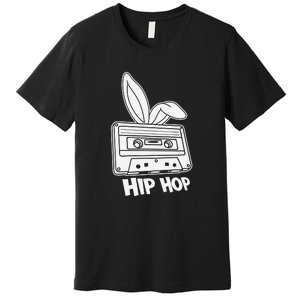 Cassette Easter Hip Hop Happy Easter Cute Ears Bunny Girl Women Premium T-Shirt