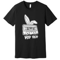 Cassette Easter Hip Hop Happy Easter Cute Ears Bunny Girl Women Premium T-Shirt