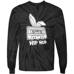 Cassette Easter Hip Hop Happy Easter Cute Ears Bunny Girl Women Tie-Dye Long Sleeve Shirt