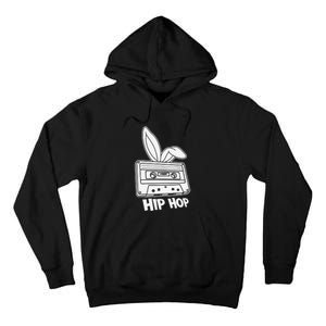 Cassette Easter Hip Hop Happy Easter Cute Ears Bunny Girl Women Tall Hoodie